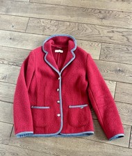 Rote Giesswein Walkjacke Damen