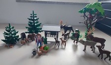 Playmobil Lichtung Wald Rehe Wild Rettungsfahrzeug Auto