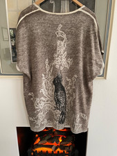 Gerry Weber edle  Wollmix Strickweste mit Kakadu Gr.44