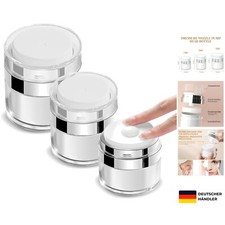 3 Stück Cremetiegel