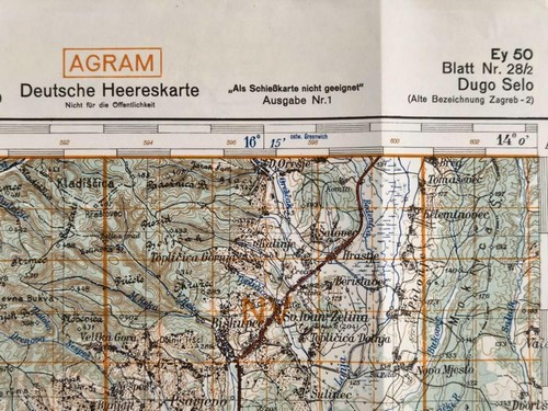 Deutsche heereskarte 1943 - deutsche,