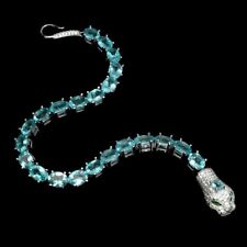 Silber Armband blau Apatit