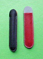 2 Stifte Etui aus Leder  16 x