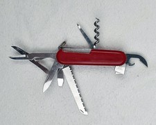 Wenger Schweizer Offiziersmesser mit 10 Werkzeugen inkl. Schlüsselring