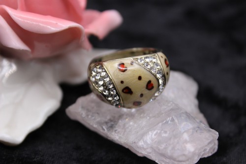 Modeschmuck ring vergoldet mit - modeschmuck,