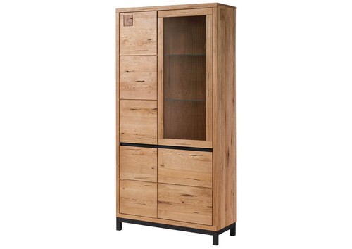 Vitrine groß holz wildeiche - vitrine,