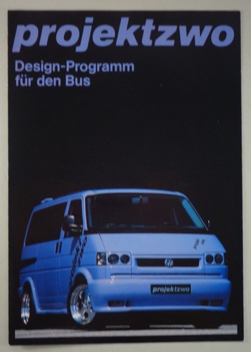 Prospekt broschüre vw bus - broschüre,
