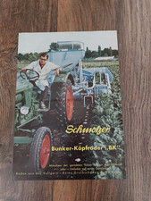Original Prospekt Schmotzer Bunker - Köpfroder BK Traktor Schlepper