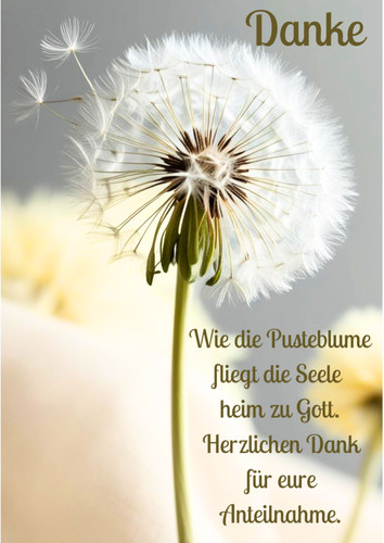 Trauer dankeskarten - dankeskarten,