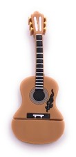 Gitarre Beige Holz farben USB