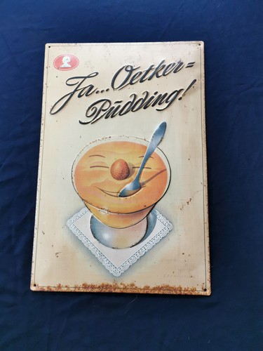 Werbeschild oetker - , "fa...