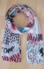 Street One Schal Tuch weiß/beige/rosa/rot/blau/türkis/gelb/schwarz mit Perlen