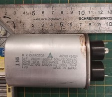 mikrowellen kondensator 1µF 2100V ~660mA bei 50Hz 2100W gebraucht unbeschädigt