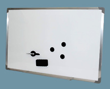 UNITED OFFICE® Whiteboard 90x58,5cm Magnettafel  inkl. Zubehör & Marker