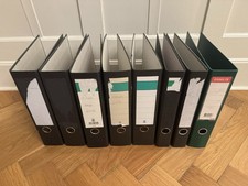 8 x Aktenordner gebraucht -
