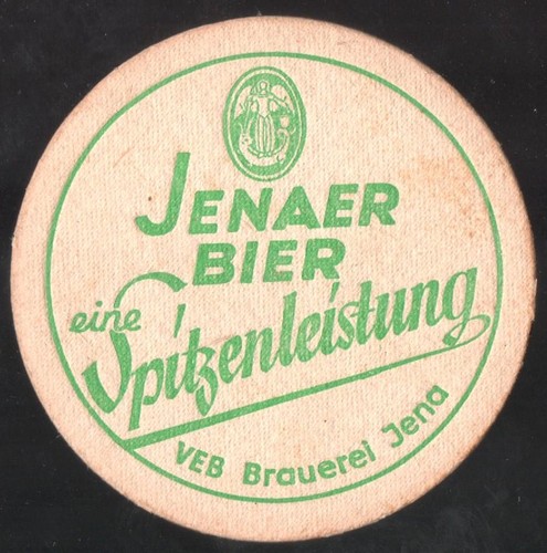 Ddr bierdeckel jenaer bier - ddr,