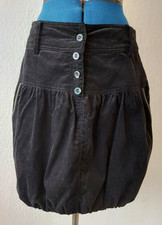 Rock schwarz samtig feiner