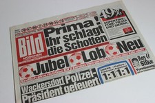BILDzeitung 06.06.1986 Juni