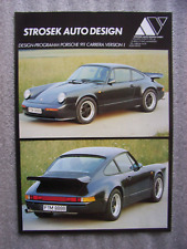 Strosek Design Programm Porsche 911 Carrera Version I Infoblatt