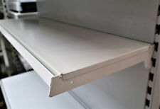 Tegometall 4x Boden + Konsolen 100 x 30 cm weiss RAL 9001 Eden Regale Fachboden