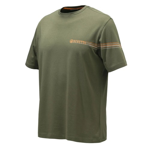 Beretta lines shirt green - beretta, t-shirt