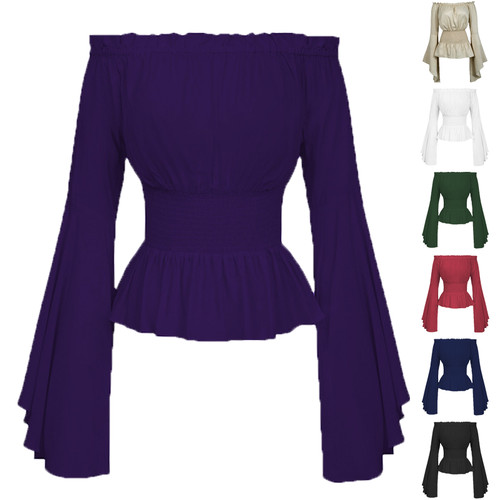 Damen schulterfrei shirt - schulterfrei, t-shirt