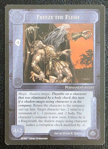 Freeze the flesh meccg middle - the,