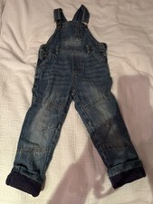 Jeans Latzhose Gefüttert