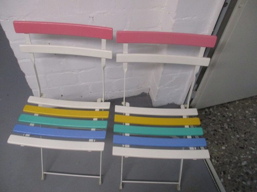 Zwei ikea gartenstühle bunt - zwei,