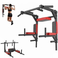 Klimmzugstange Dips Station Wandmontage | 300kg | Pull Up Bar Boxsack NEU