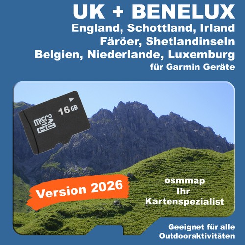 Benelux karte für garmin - uk,