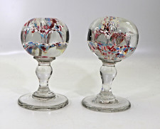 Val St. Lambert Paar Ständer Paperweight VSL Briefbeschwerer um 1900 - 25136 –