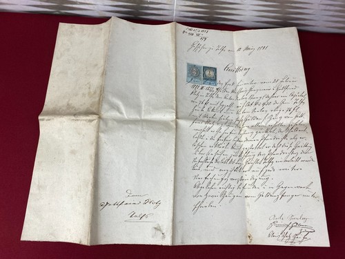 Manuskript 1881 urkunde tinte - urkunde,
