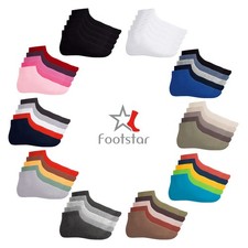 Footstar EVERYDAY! 10 Paar Quarter Socken Kurzsocken Kurze Baumwoll Socken