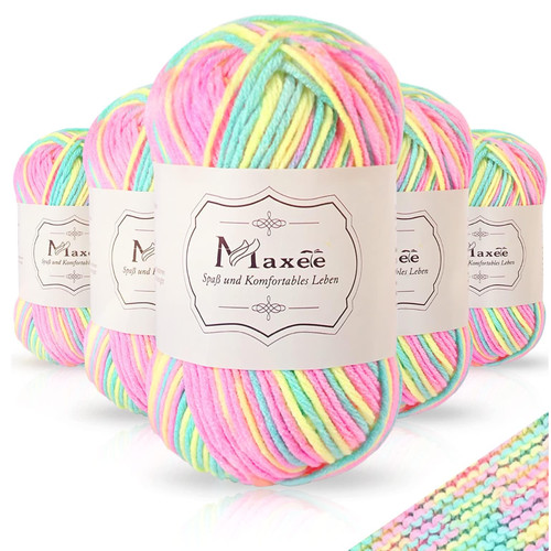 Handstrickgarn 5x50g acrylgarn - handstrickgarn,