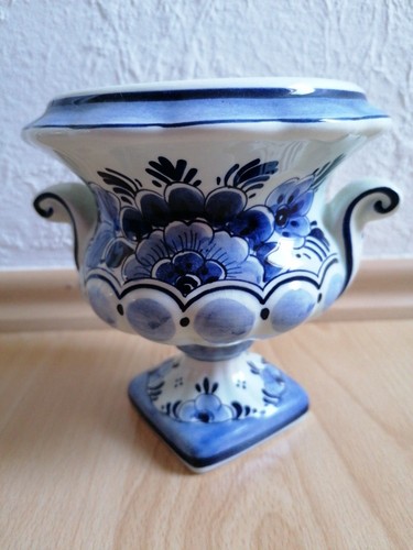 Original blue delft pokalvase - delft,
