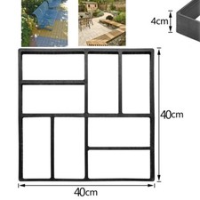 DIY Garten Gehweg Schablone Pflasterform Schalungsform Betonpflaster Gießform DE