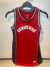Converse rote Sportweste - nagelneu mit Etikett - Kinder Jungen M 10-12 Jahre
