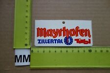 Alter Aufkleber Reise Stadt Land Österreich Tirol Zillertal Mayrhofen