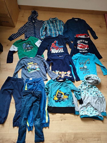 Kleiderpaket junge 110 116 - kleiderpaket, mit
