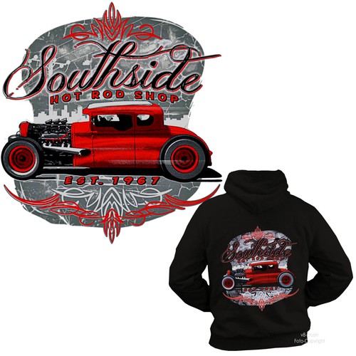Hotrod sweatshirt kapuze - hotrod,