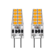 2x GY6,35/G6.35 LED SMD Sparlampe Leuchtmittel Birne Lampe Warmweiß AC/DC 12V