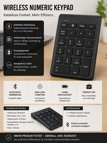 Kabelloser bluetooth - kabelloser,