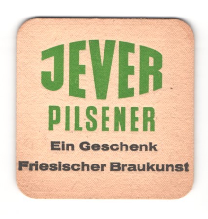 Bierdeckel jever pilsener - jever,
