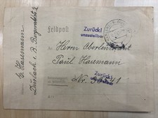 Ungeöffneter Feldpostbrief nach Stalingrad, 2/43, zurück- unzustellbar ￼