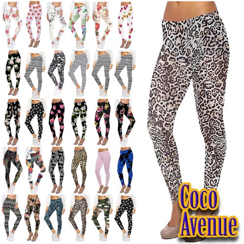 Damen yogahose bedruckte - yogahose,