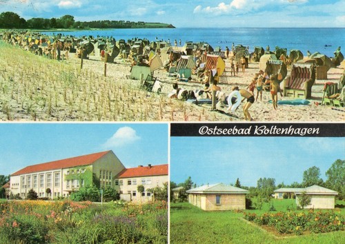 Ansichtskarte ostseebad - ansichtskarte,
