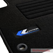 Mattenprofis Velours Edition Fußmatten für VW Polo 9N ab Bj.2001 - 2009 sw oval