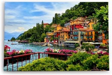 120x80cm Wandbild Comer See