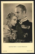 AK Schauspieler Camilla Horn und Louis Graveure in einer Filmszene 